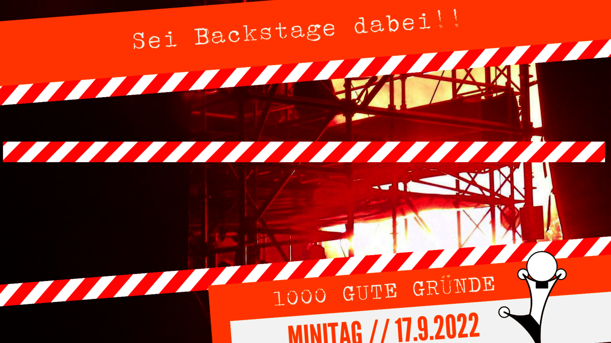 Sei Backstage dabei!!